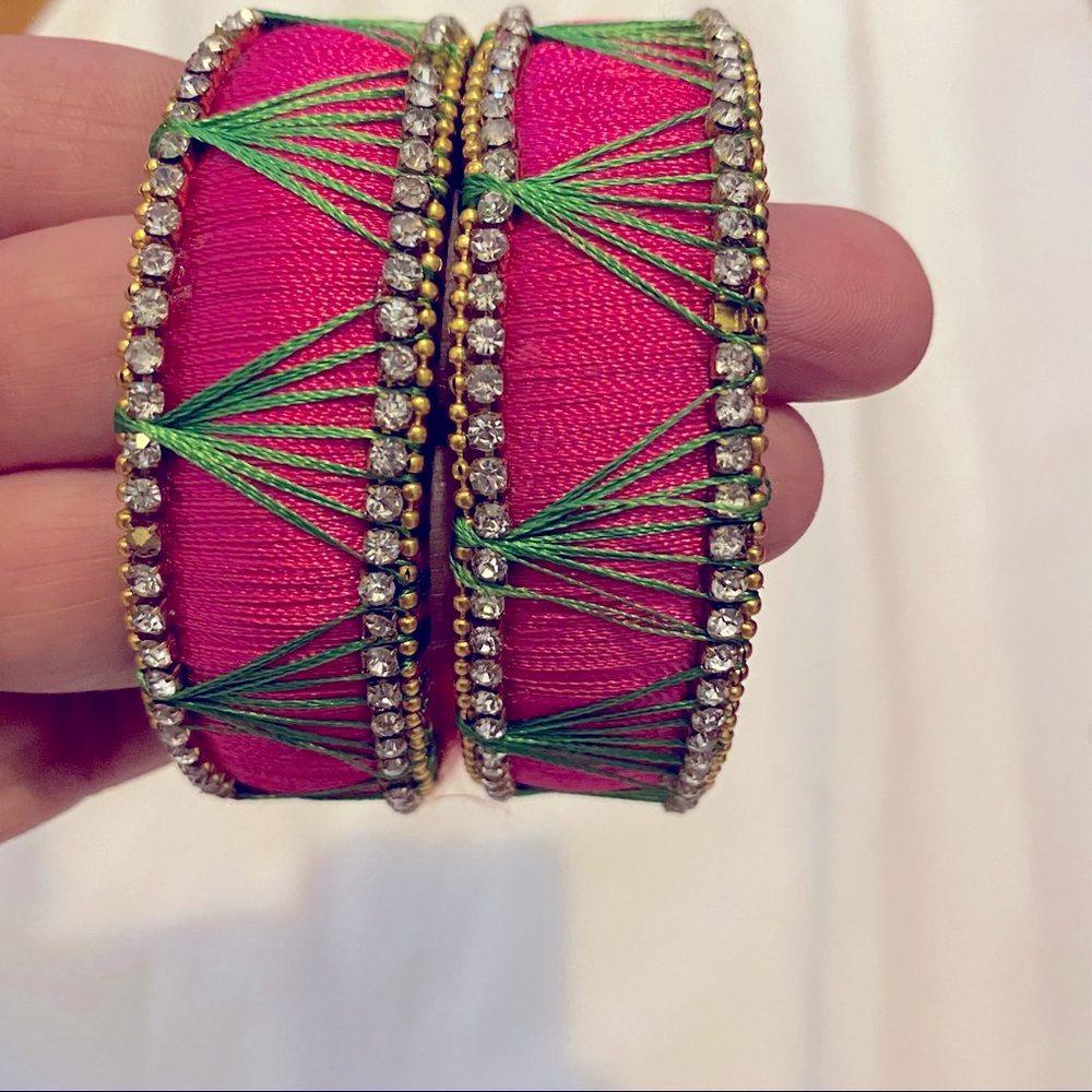 Silk Bangles - Picture 2 of 2